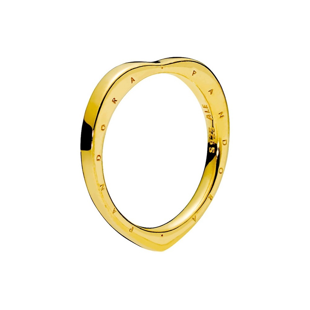 Pandora 18k Gold over sterling silver gold tone ring ✨